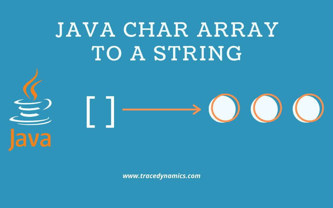 Convert Java Char Array to a String