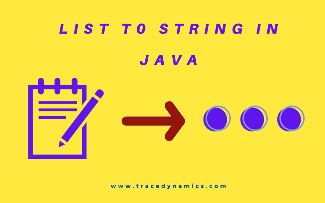 convert list to string in java